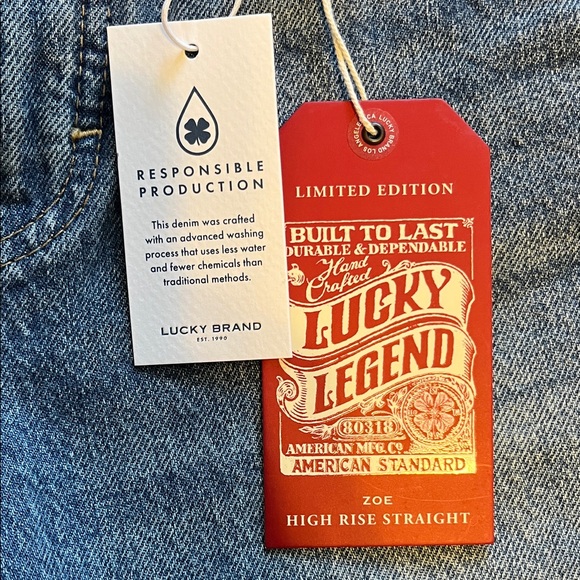 NWT Lucky Brand Legend *Limited Edition* High rise straight leg - Picture 8 of 16